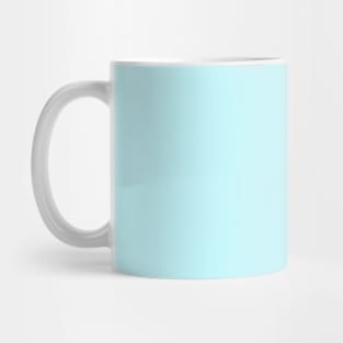 Light Pool Blue Solid Color Mug